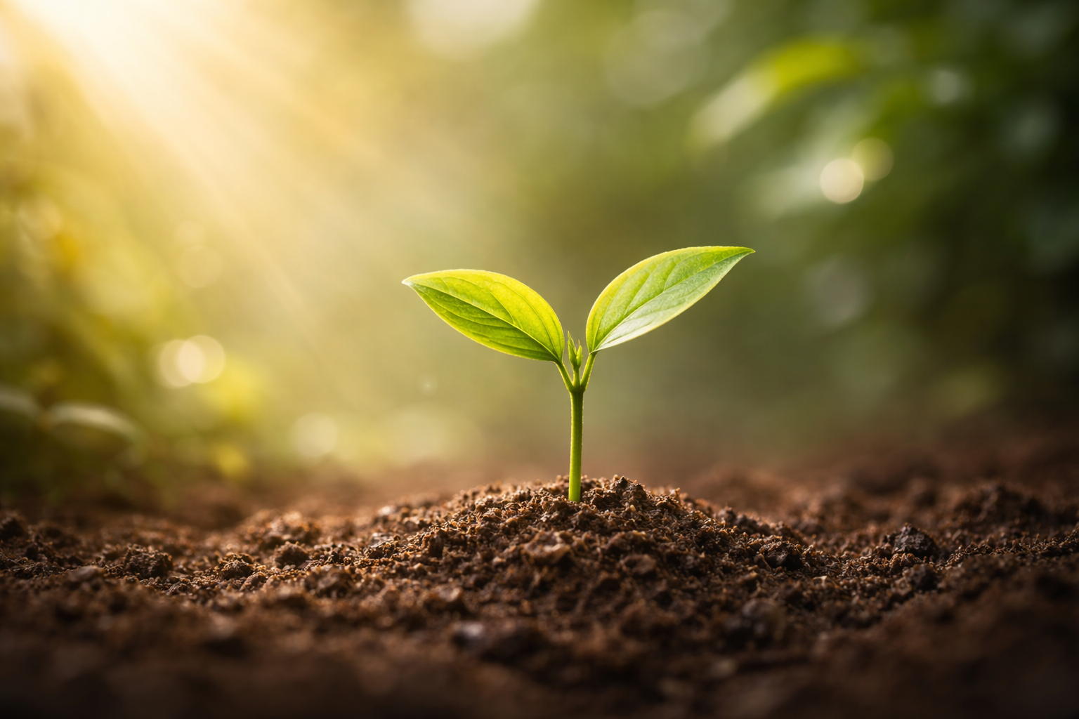 Healthy breakfast spread in morning light