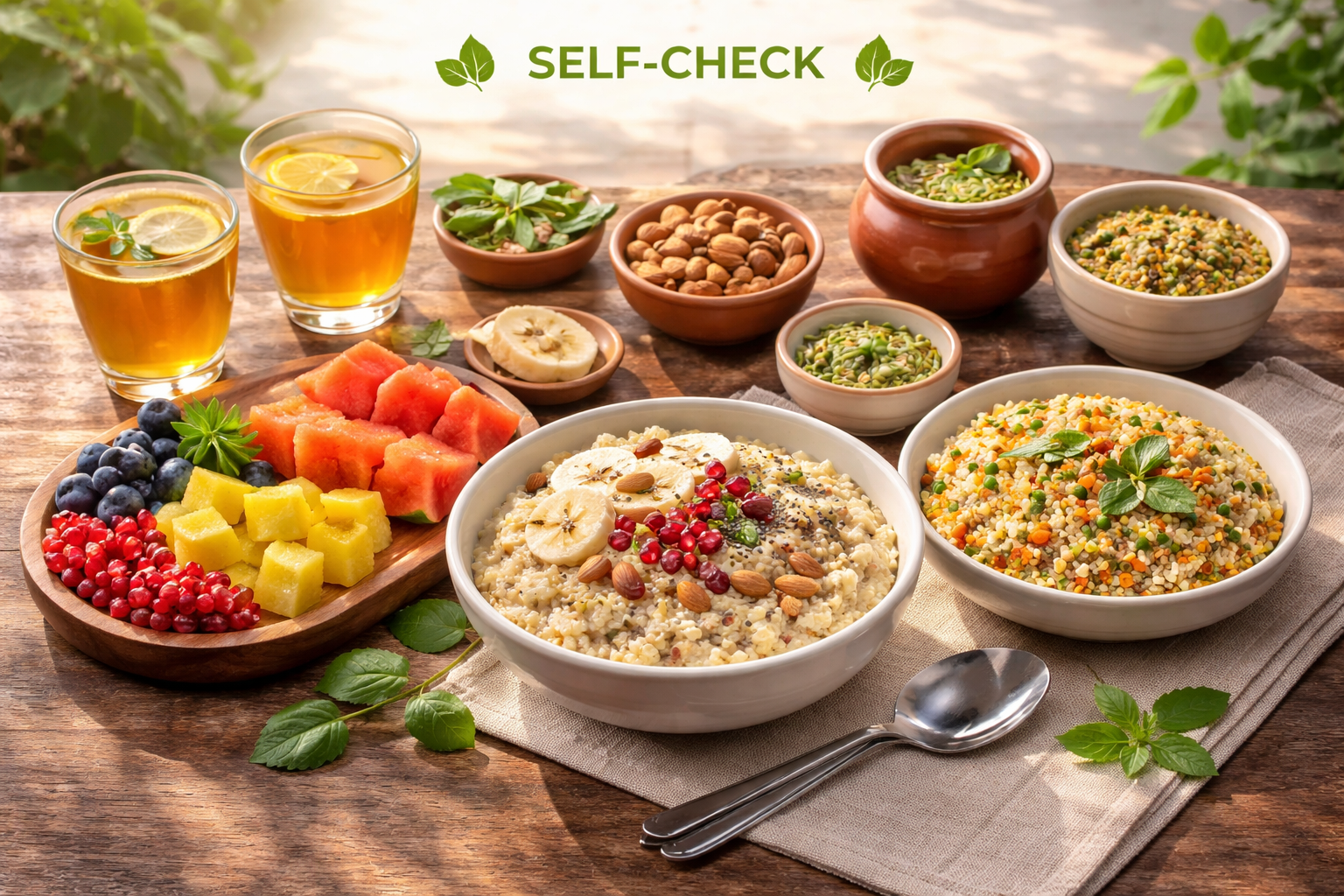 Seedling in morning light